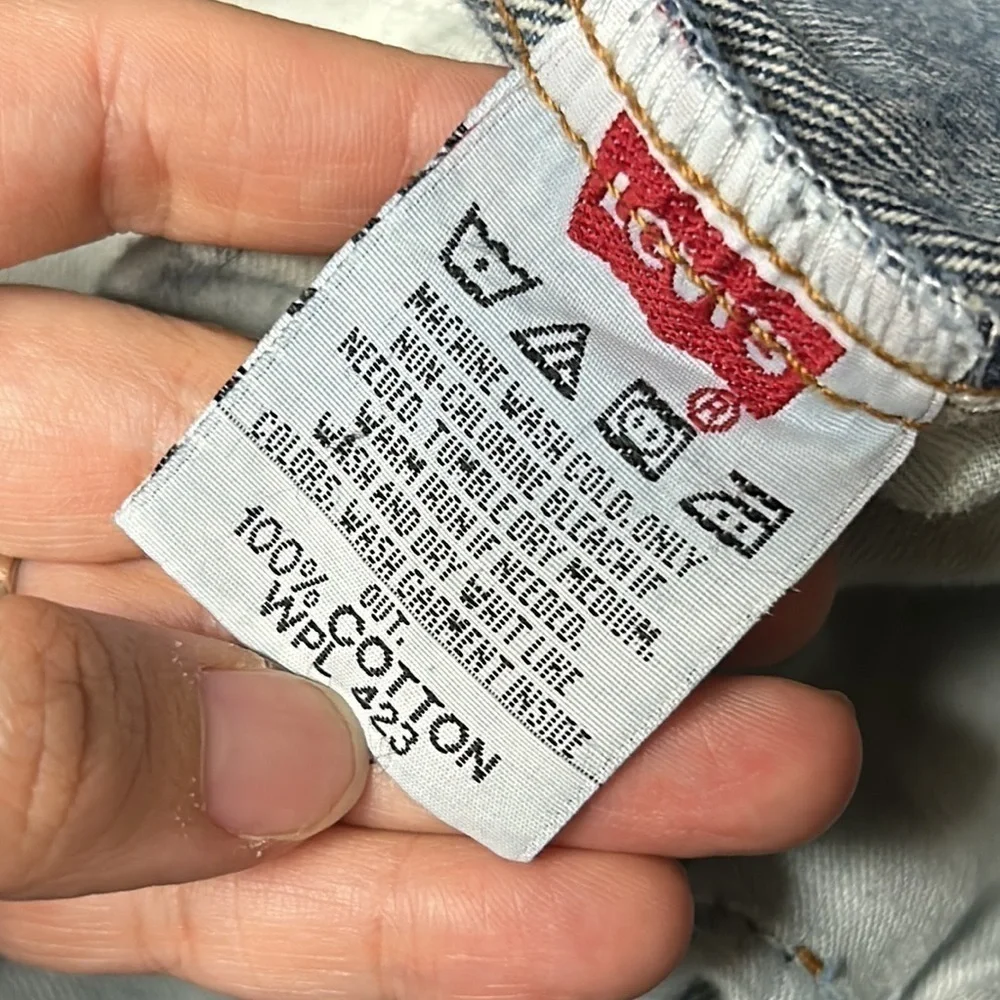 Levi’s vintage 501 straight leg button‎ fly jeans